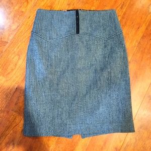 Express Heathered Pencil Skirt